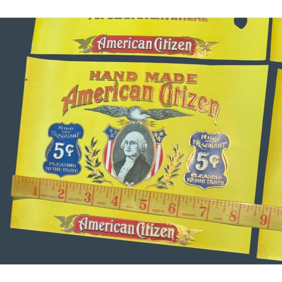 Hand Made American Citizen Cigar Labels Vintage Set Of 20 - Picture 3 of 5